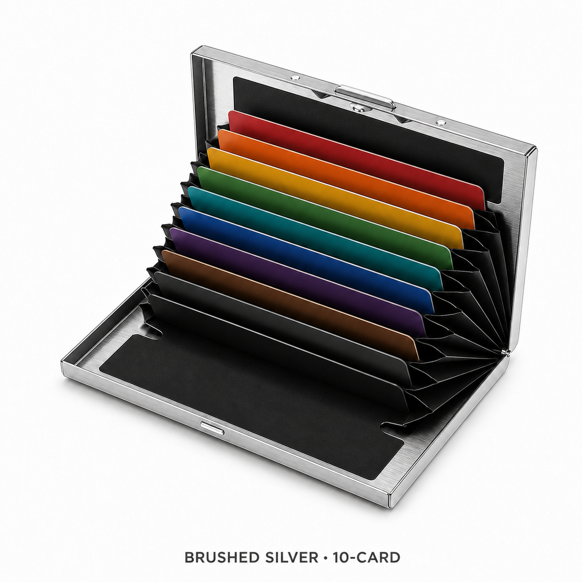 🔥RFID-Blocking Stainless Steel Card Wallet 🔒