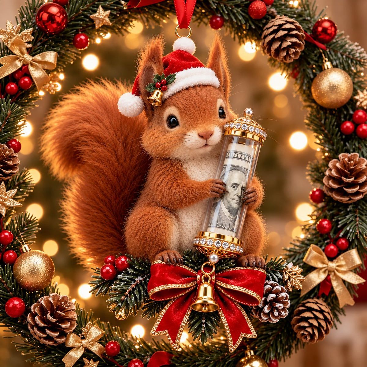 🎄 💵 Christmas Cash Gift Ornament - ✨A Fun Way to Give Money This Christmas