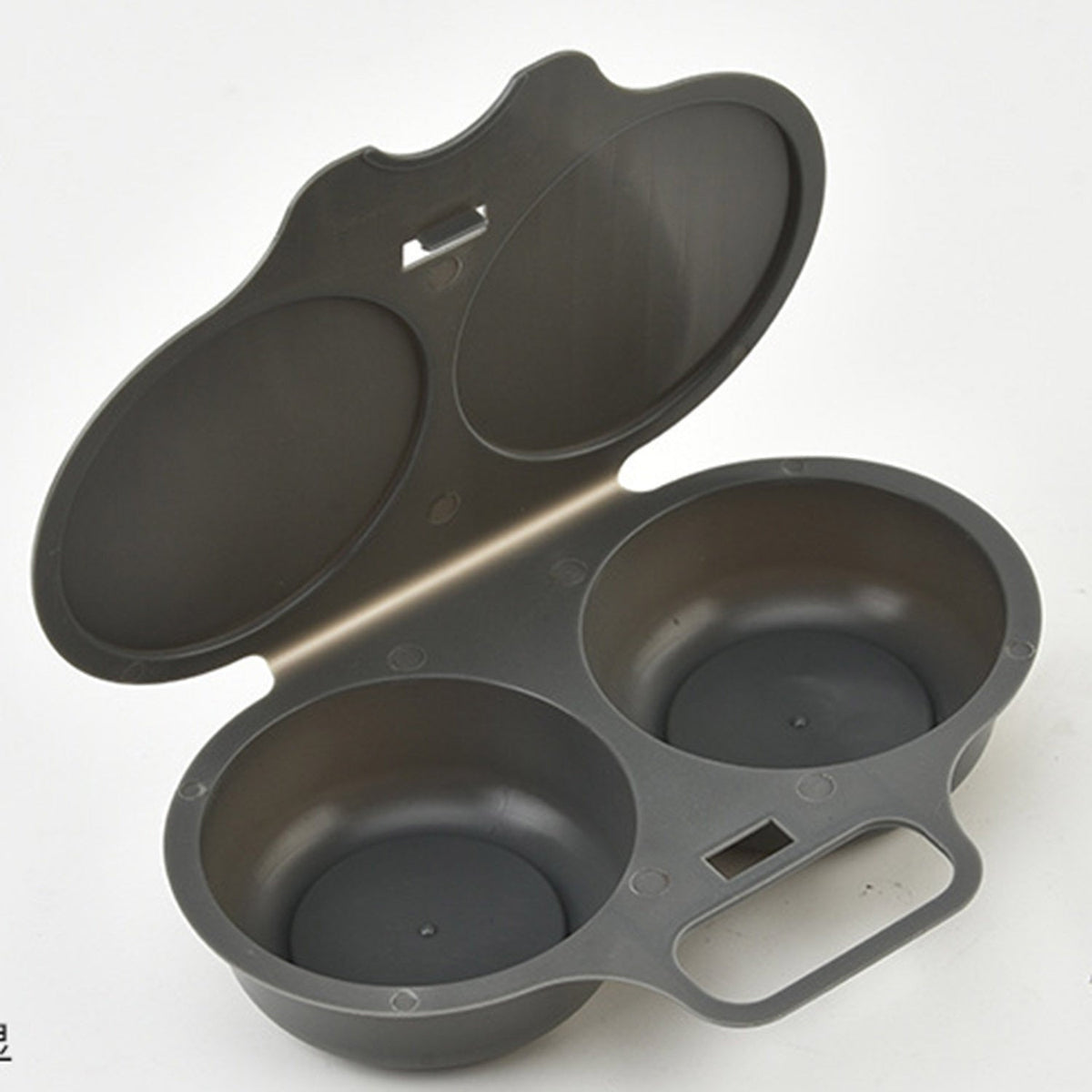 🥚🍳2-Egg Microwave Poacher -Easy Dual-Cavity BreakfastCooker 🍳