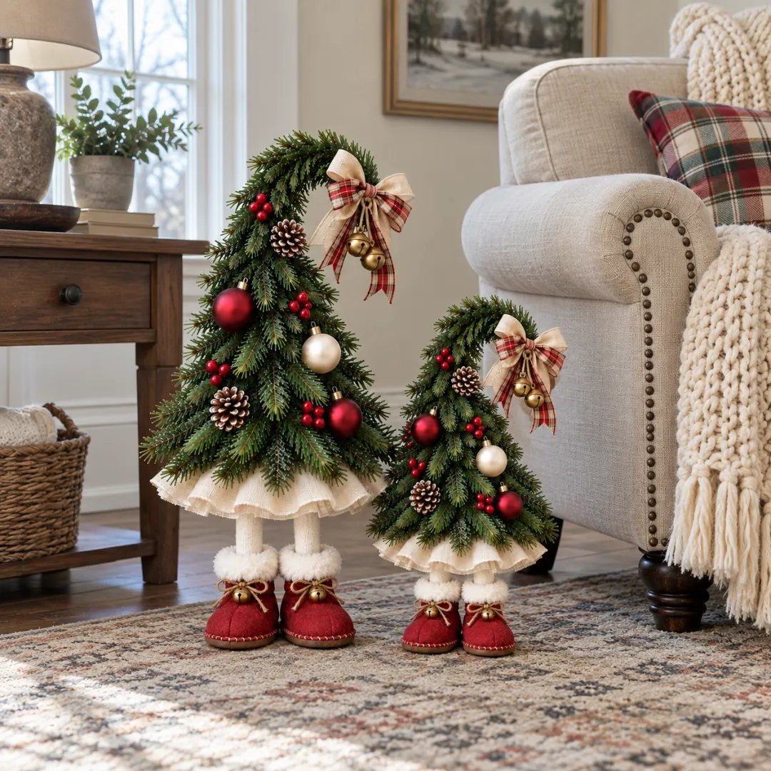 🎄Whimsical Christmas Elf Tree Decor