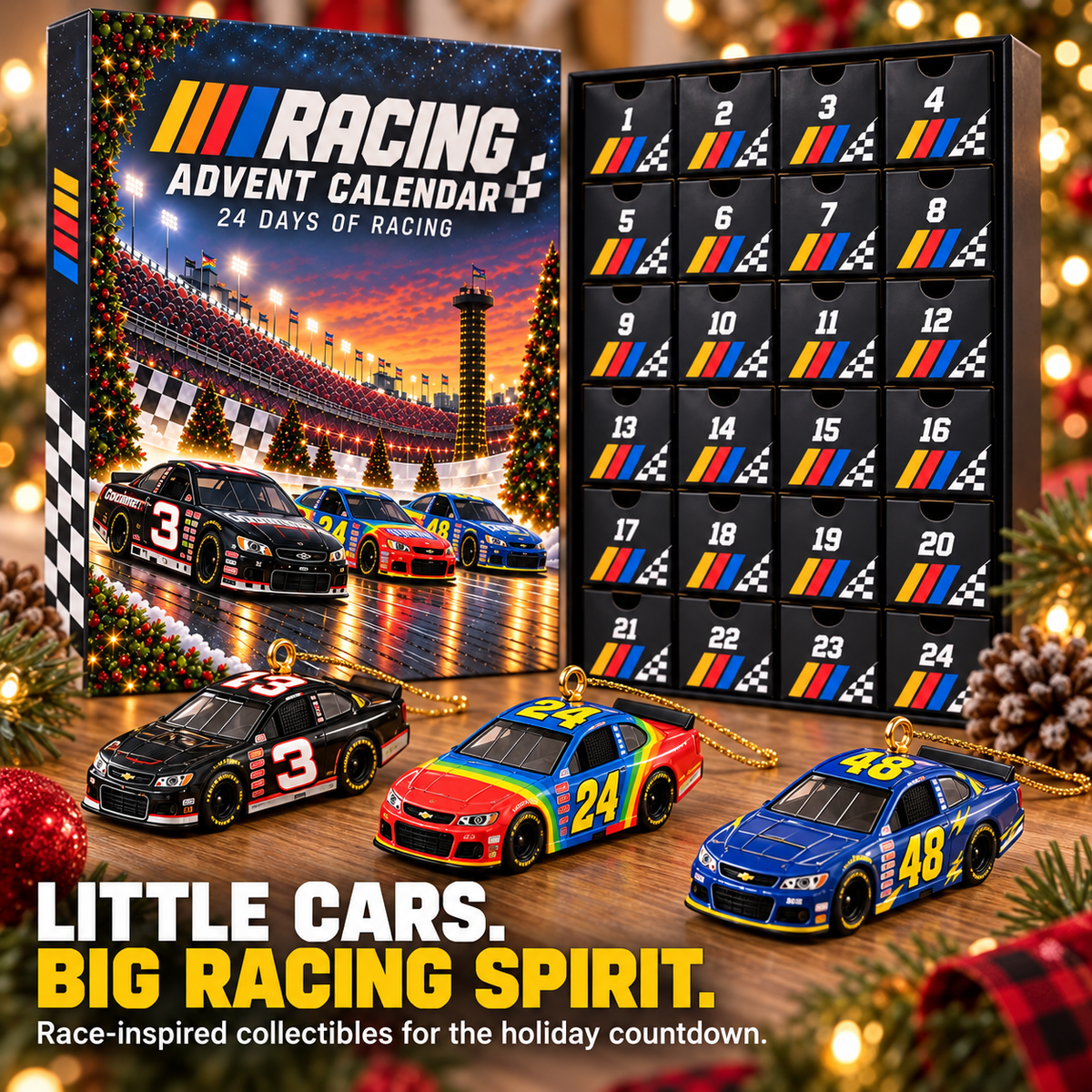 🏁🎄 24-Day Racing Advent Calendar – Daily Collectible Surprises for Motorsport Fans 🎁