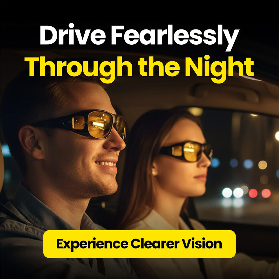 π Stop Blinding Headlights! Drive Safer & Clearer Tonight πβ¨ Night Vision Driving Glasses