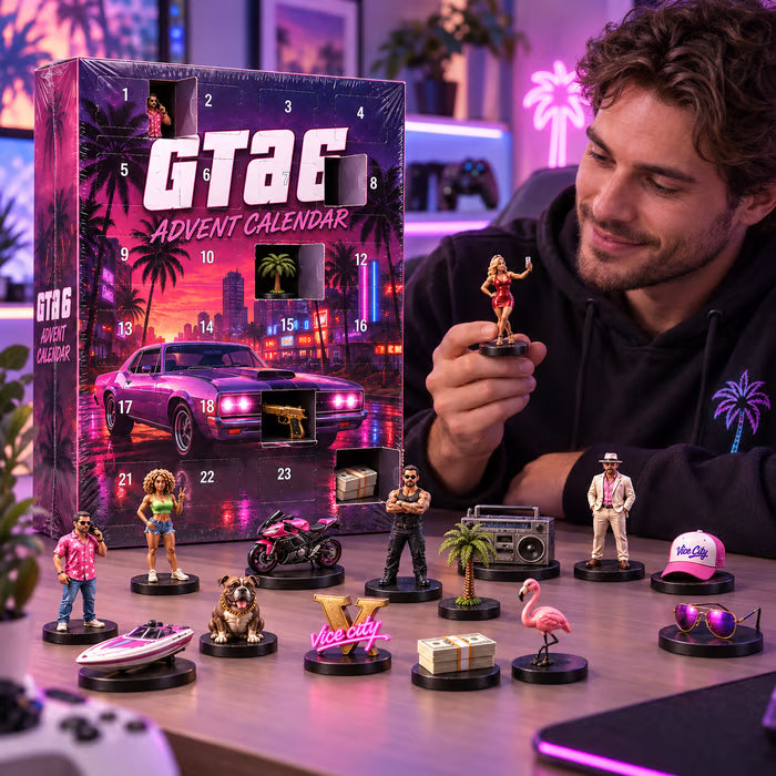 🏙️Mini Collectibles Countdown Calendar|3D Printed Hand-Painted Mini Collectibles