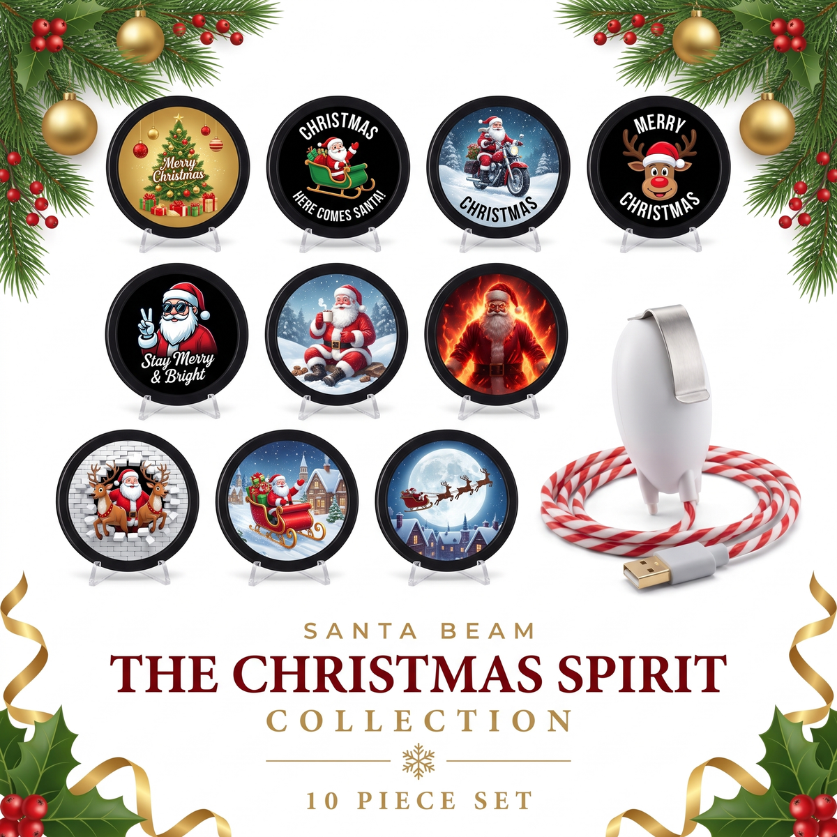 🎅 SantaBeam™ Window Projector 🎞️