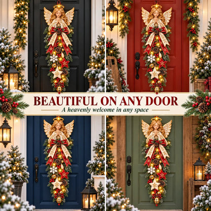 👼 Light-up Angel Christmas Door Decoration Gift – A Christmas blessing from heaven