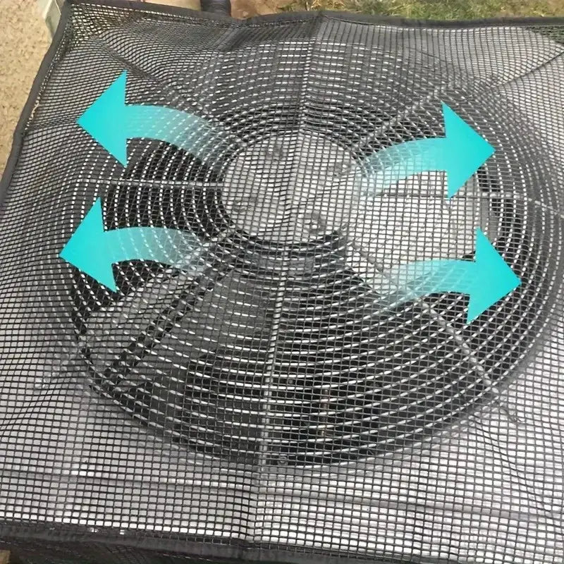 ⏳ Last day save 49%-❄️-Heavy-Duty Mesh AC Cover – All-Season Outdoor Protection