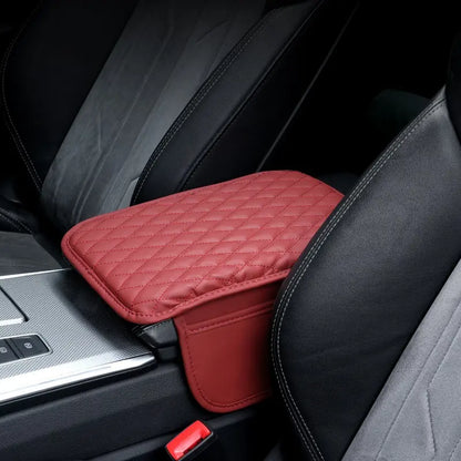 🚘 Car Center Console Armrest Riser – Padded Cushion with Side Storage & Non-Slip Base