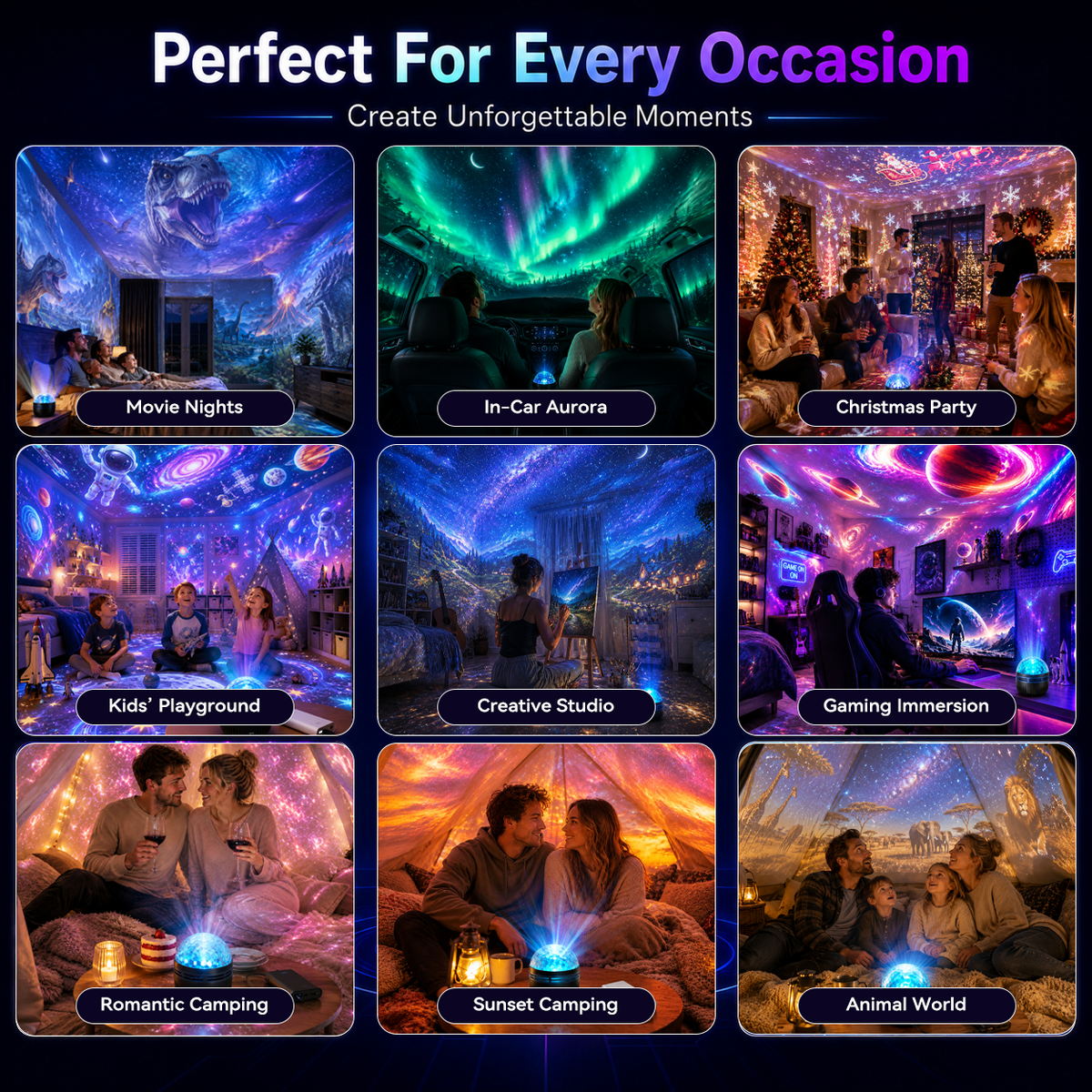 ⏳ Last day to save 50% –🎁360° Smart Holographic Starry Sky Projector (HD Smart Dynamic 5D)