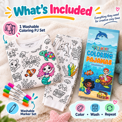 Color-Your-Own Washable Pajamas