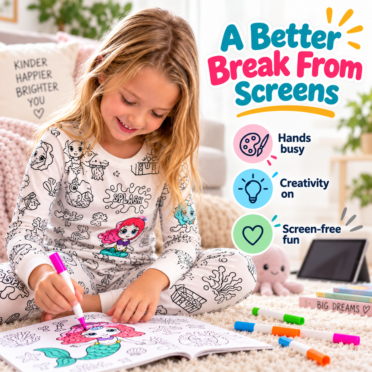 Color-Your-Own Washable Pajamas