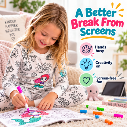Color-Your-Own Washable Pajamas