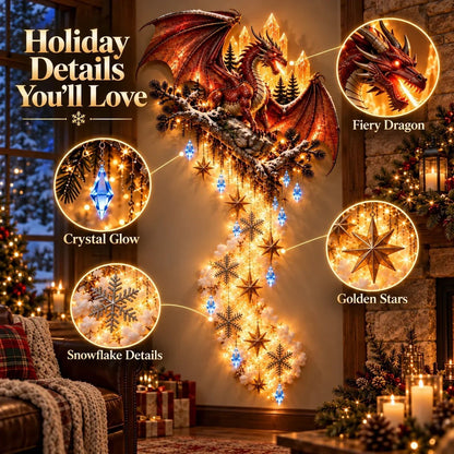 ✨ Enchanted Christmas Magic Trail Wall Light – A Touch of Winter Magic ✨