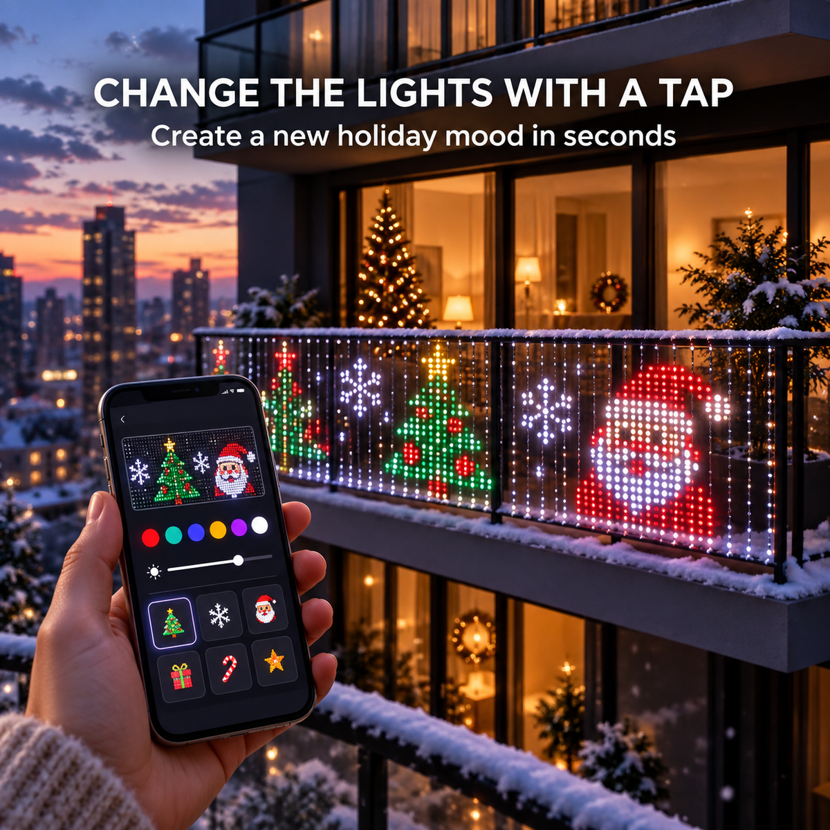 ✨ Christmas Flash Sale – Save 50% on Smart Animated Pixel Lights
