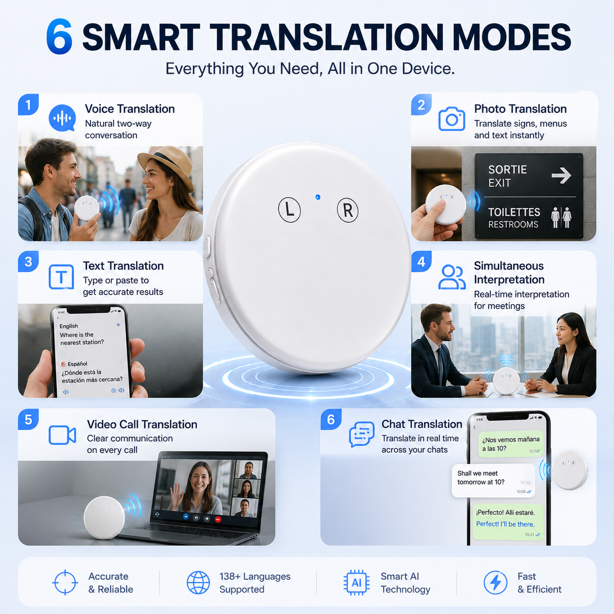 🌍💬 AI Smart Voice Translator – Speak, Learn & Connect Anywhere