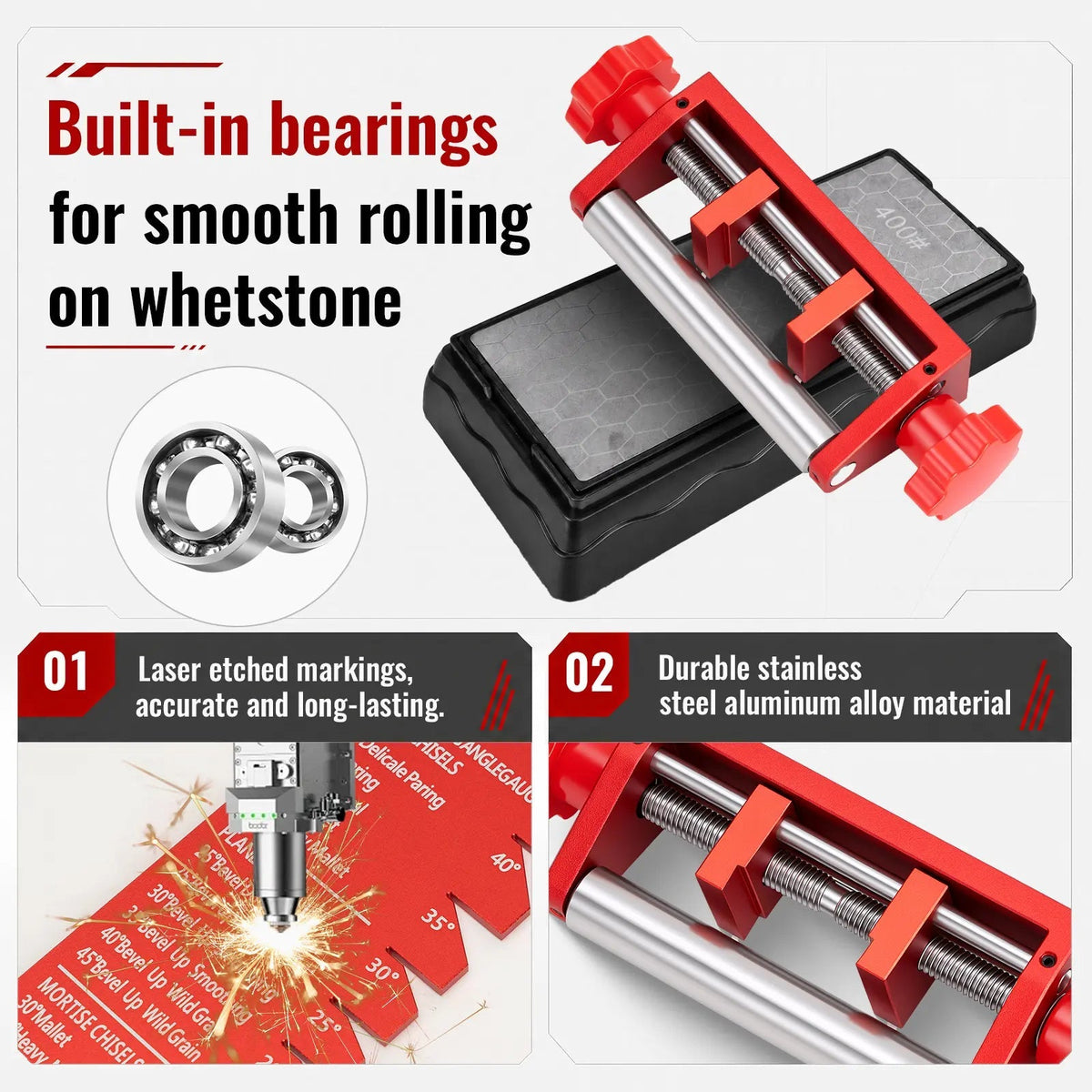 Adjustable Chisel Sharpening Jig 🔥 Precision Honing Guide for Perfect Edges