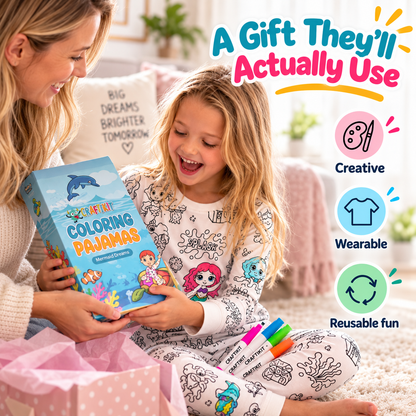 Color-Your-Own Washable Pajamas