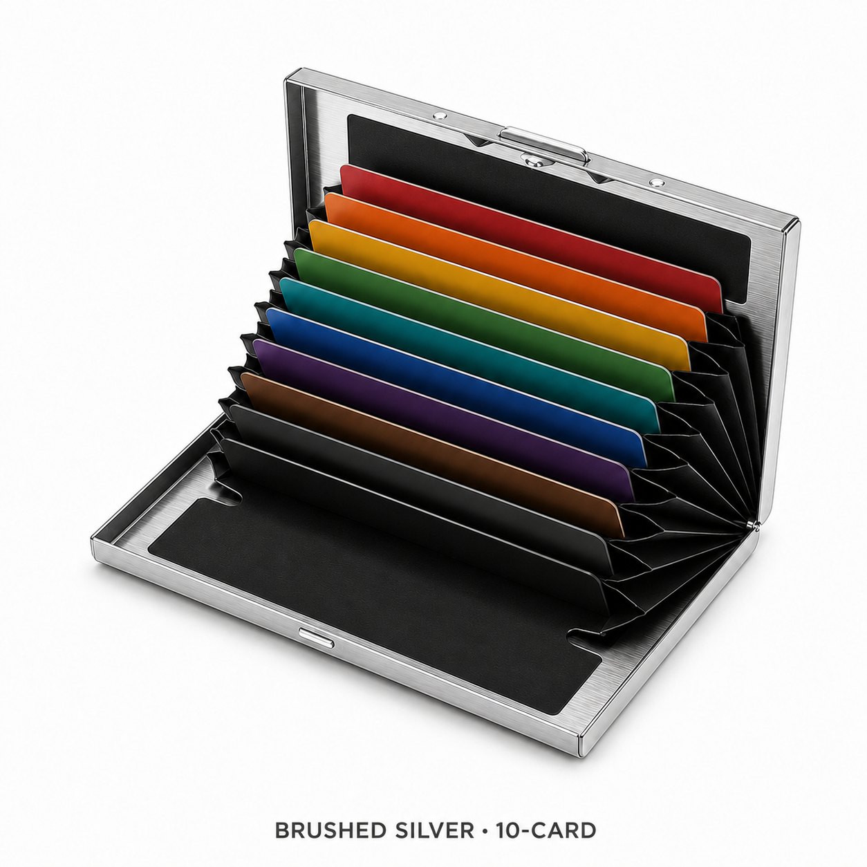 🔥RFID-Blocking Stainless Steel Card Wallet  🔒
