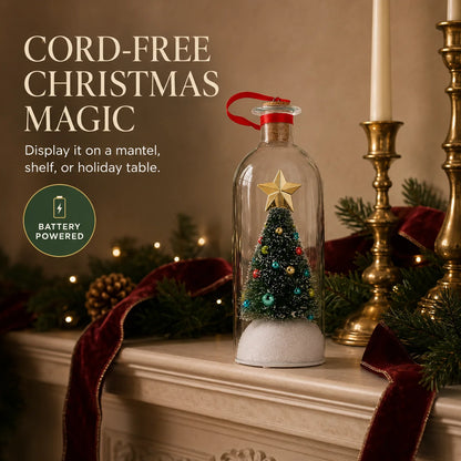 Talking Christmas Tree Ornament – Record & Replay a Voice Message, Reusable Keepsake