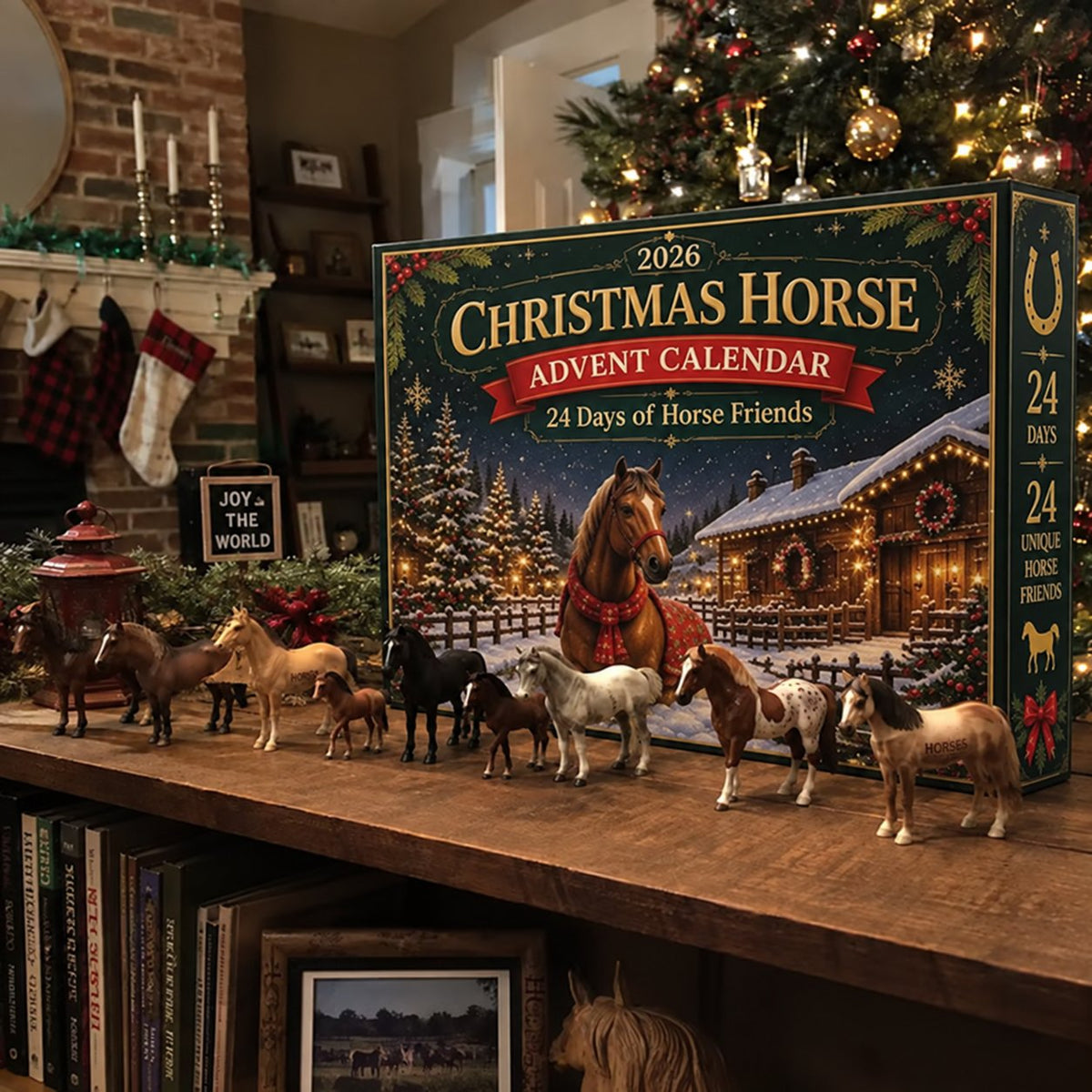 🐴 Christmas Horse Advent Calendar--24 Days of Horse Friends & Holiday Memories 🎄
