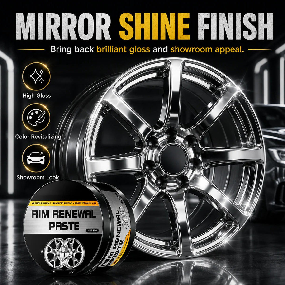 🥳2026 HOT SALE🥳💞50K+ SOLD!✨All‑in‑One Wheel Restoration Paste