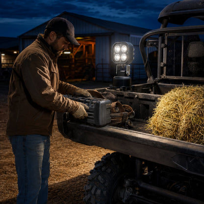 🏕️ Omni-Directional 360-degree rotation LED Pod Light