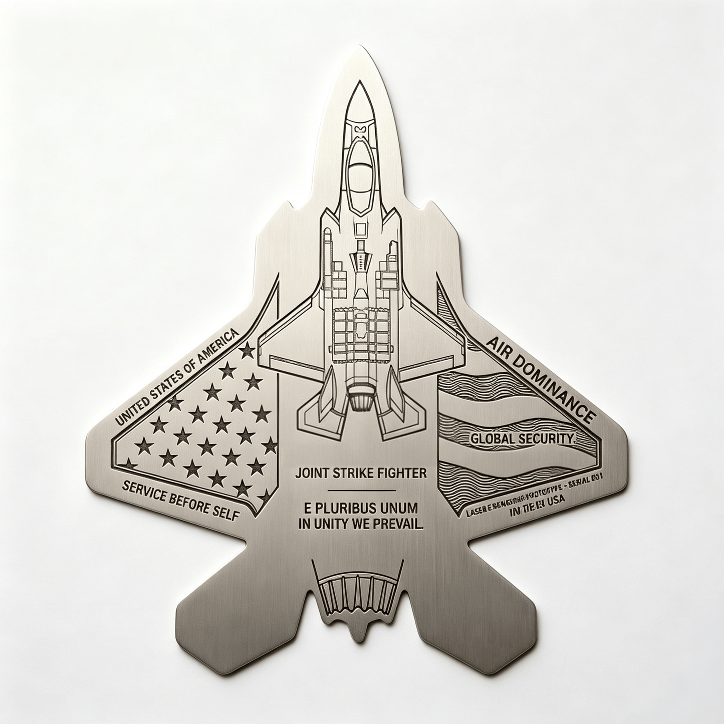 ✈️35th Anniversary Fighter Collector's Medallion - Limited Edition Metal Art🔥