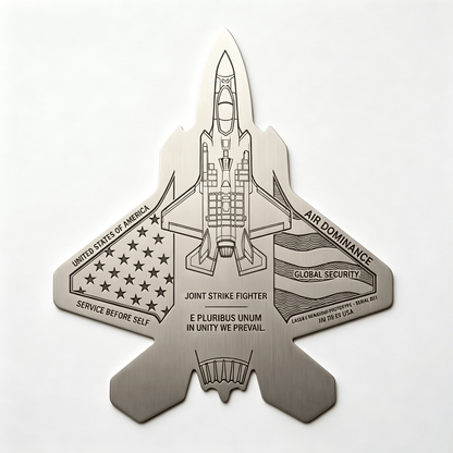 ✈️35th Anniversary Fighter Collector's Medallion - Limited Edition Metal Art🔥