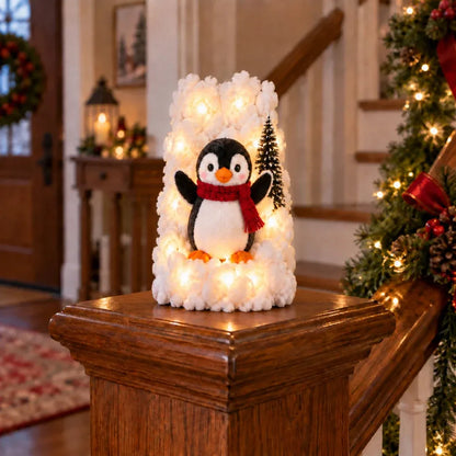 49% OFF 🐧 Penguin Christmas Stair Snow Decor | A Cozy Penguin Christmas Story ✨