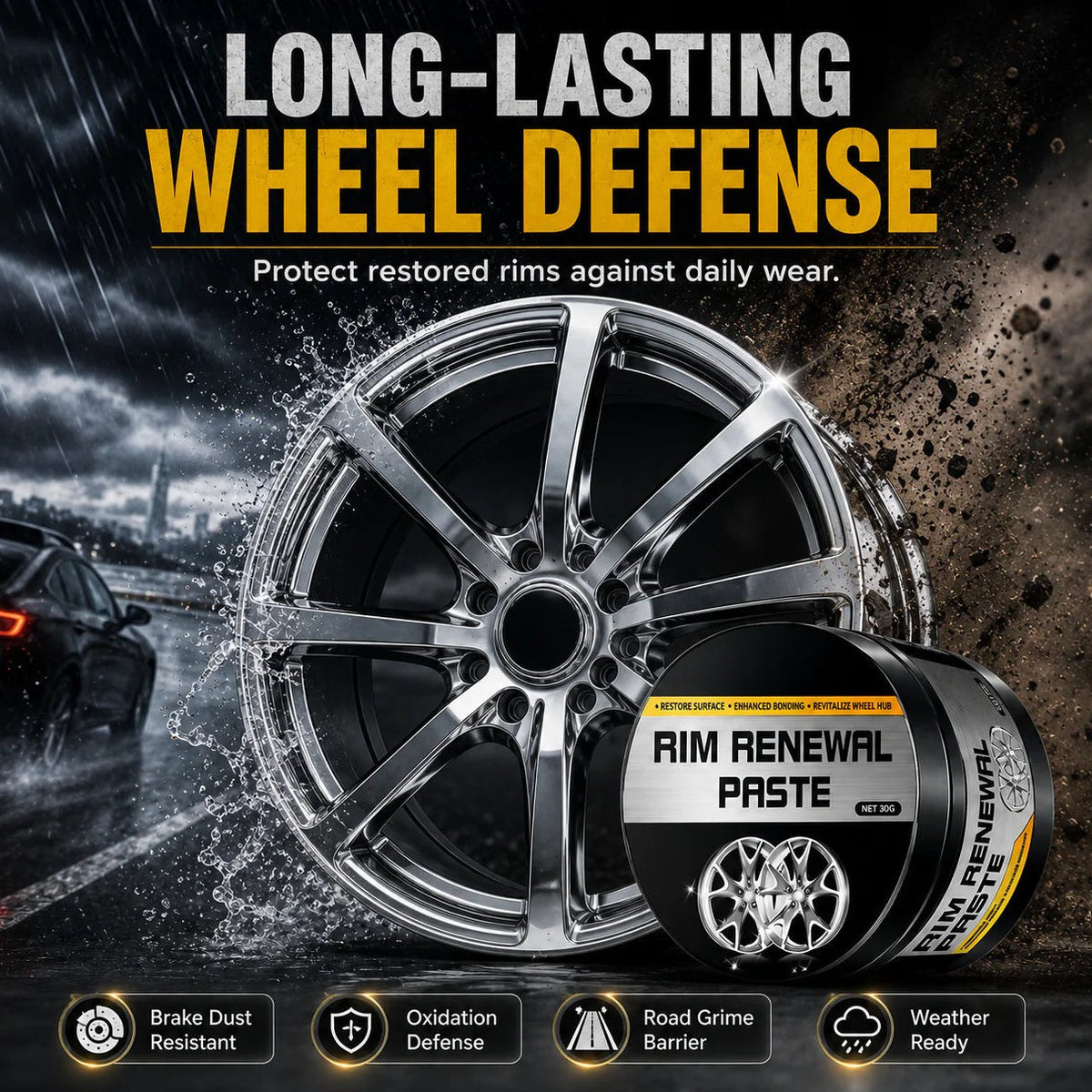 🥳2026 HOT SALE🥳💞50K+ SOLD!✨All‑in‑One Wheel Restoration Paste