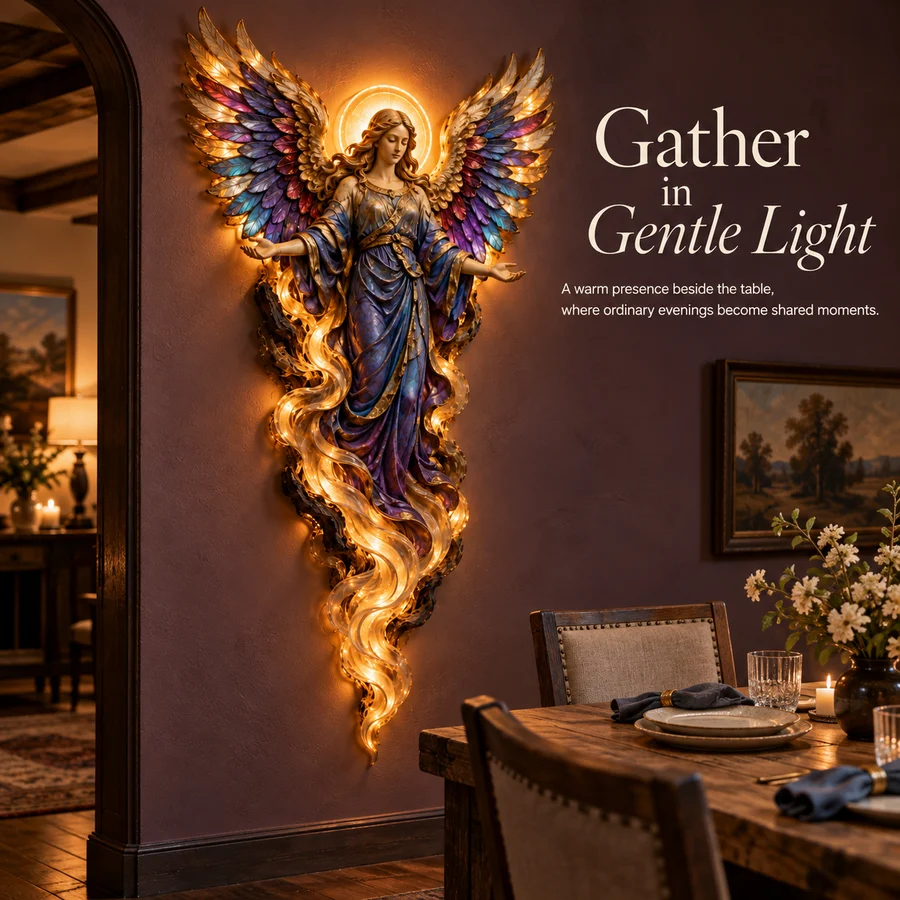 ✨Last Day 45% OFF✝️ Heavenly Radiance™ Lighted Angel Wall Sculpture