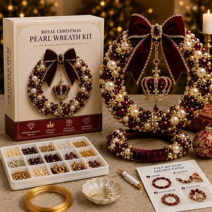 🎄✨ DIY Christmas Wreath Pearl Art Kit🎁