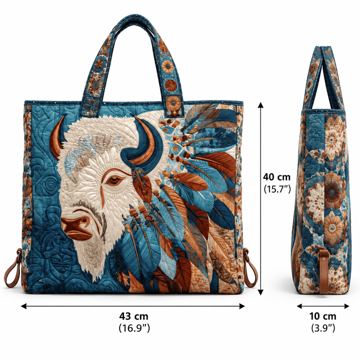 🔥Last Day 49% OFF👜Handmade Native American Quilted Tote Bag