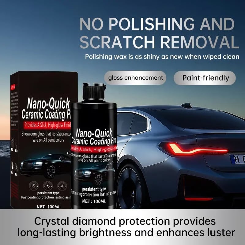 🔥Hot Sale 49% OFF!!🔥Ceramic Coating Pro for automobiles | Instant Shine & Waterless Protection-EQ