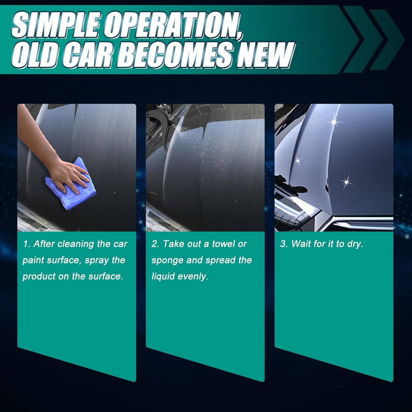 🔥Hot Sale 49% OFF!!🔥Ceramic Coating Pro for automobiles | Instant Shine & Waterless Protection-EQ