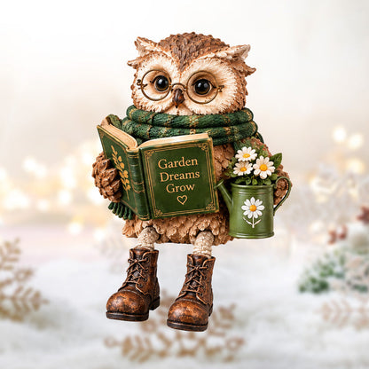 🦉Heartwarming Reading Owl Figurine