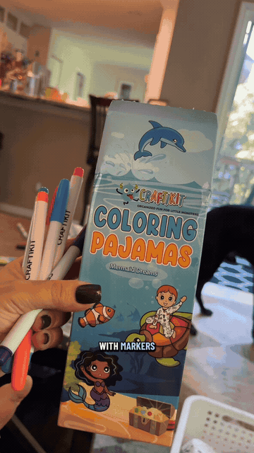 Color-Your-Own Washable Pajamas