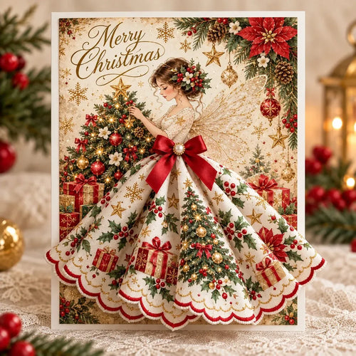 ⏳ Last Day 49% OFF – 👼 3D Christmas Angel Pop-Up Greeting Card | Meaningful Holiday Keepsake with Envelope & Space for Your Personal Message 🎄
