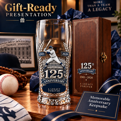 Let’s Go Tribe! 125th Anniversary Commemorative Pint Glass