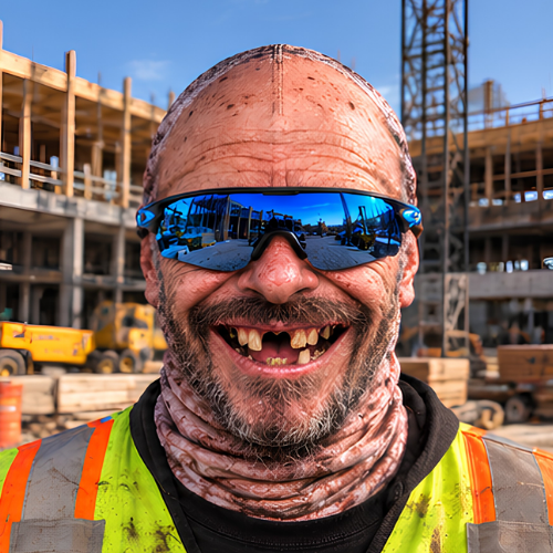 😂 Funny Face Ski Mask — A Prank Gift for the Construction Site 🎁