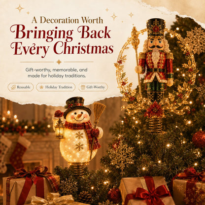 ⏳ Last Day 49% OFF – 🎅  Lighted Christmas Tree Topper Collection ✨