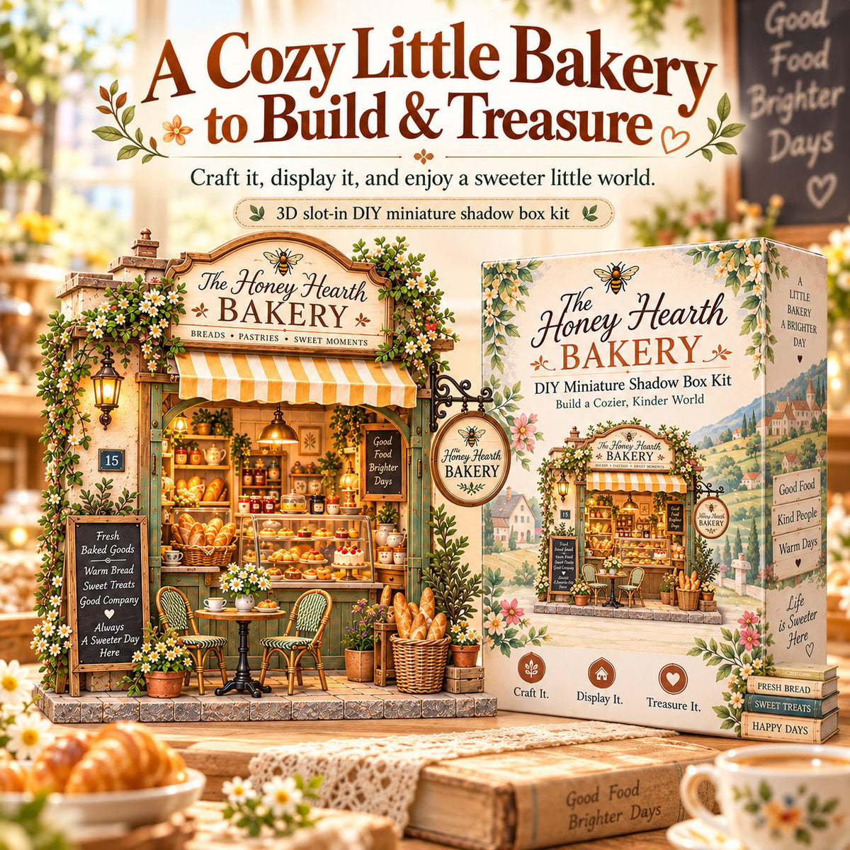 🔥49%OFF🌊🦪 The Seabreeze Oyster Café™-DIY 3D Miniature Coastal Café Kit