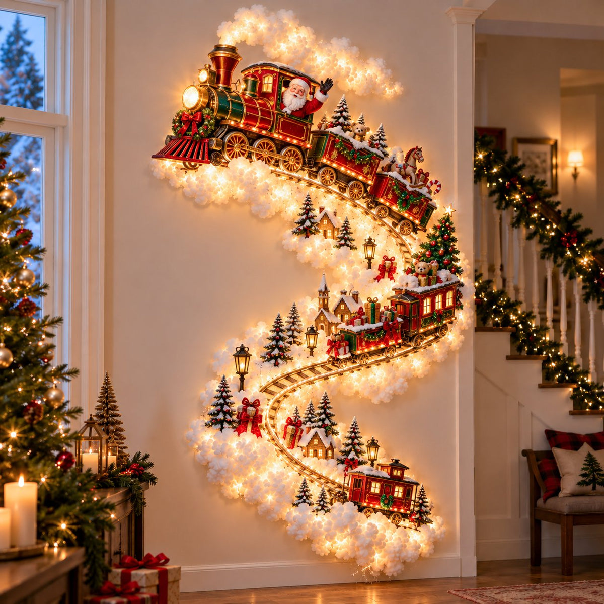 🎅Christmas Magic Trail Wall Light - A Little Christmas Magic, Right on Your Wall✨