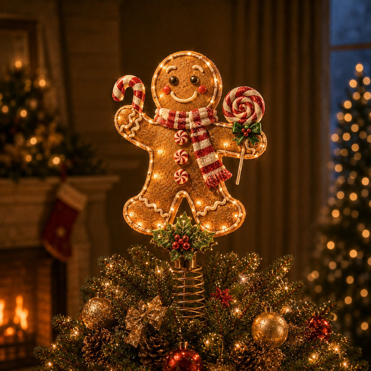 ⏳ Last Day 49% OFF – 🎅  Lighted Christmas Tree Topper Collection ✨