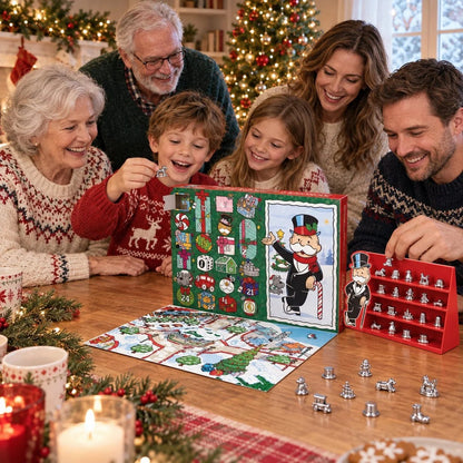 🔥 LAST DAY 50% OFF - 🎲 Monopoly Token Advent Calendar