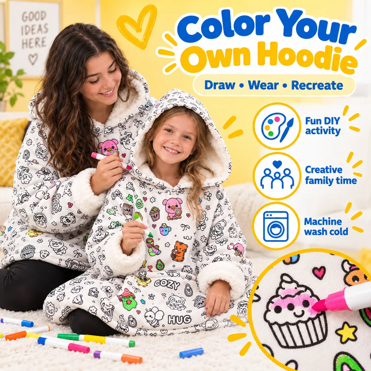 🎨🛌 Doodle Pajamas — Create Your Own Cozy Style & Make Every Night More Fun!