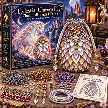🔥Last Day 49% OFF - 🐉 Dragon Egg Chainmail Pouch DIY Kit