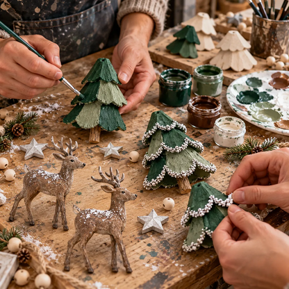 ⏰ LAST DAY 45% OFF 🦌 Lighted Woodland Christmas Garland
