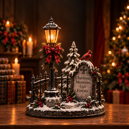 🎄💀 Midnight Carol Gothic Christmas Figurines – 5 Lighted Spooky Holiday Display Styles 👻🕯️