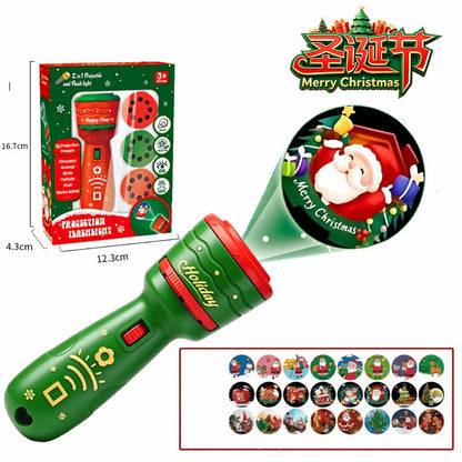 🔥HOT SALE 49% OFF -🎃👻Kids Halloween Christmas Projection Flashlight Toy
