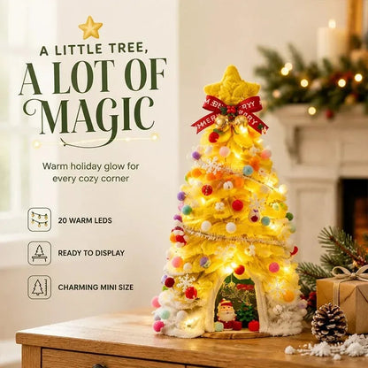⏰ 50% Off Sale 🎄✨DIY Pipe-Cleaner Christmas Tree House Kit with Lights